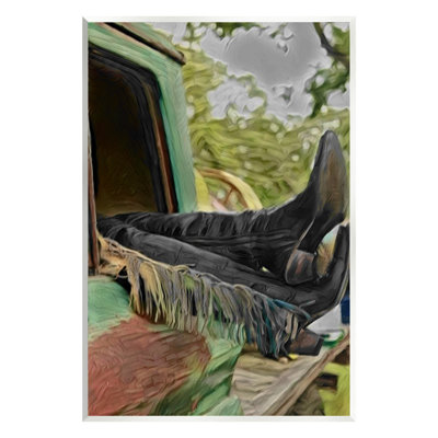 «Relaxing Cowgirl in Nature» par Jesse Keith