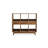 Modern Walnut Solid Wood Curio Cabinet