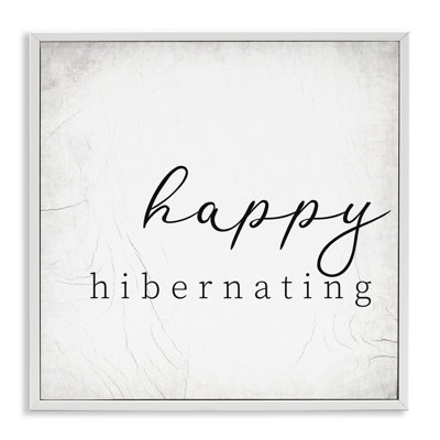 «Wintertime Happy Hibernating Rustic Forest» par Daphne Polselli - impression d'art graphique