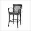 Tabouret de bar d'extérieur en osier de 46 po