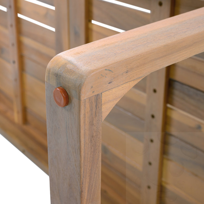 Table de patio d'extérieur en bois