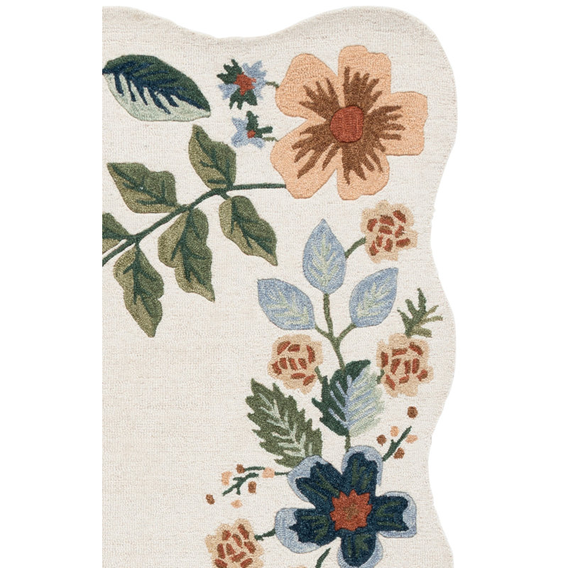 Jardin 772 Hand Tufted 80% Wool; 20% Cotton Floral Rug, 8'-0" X 10'-0" Rectangle