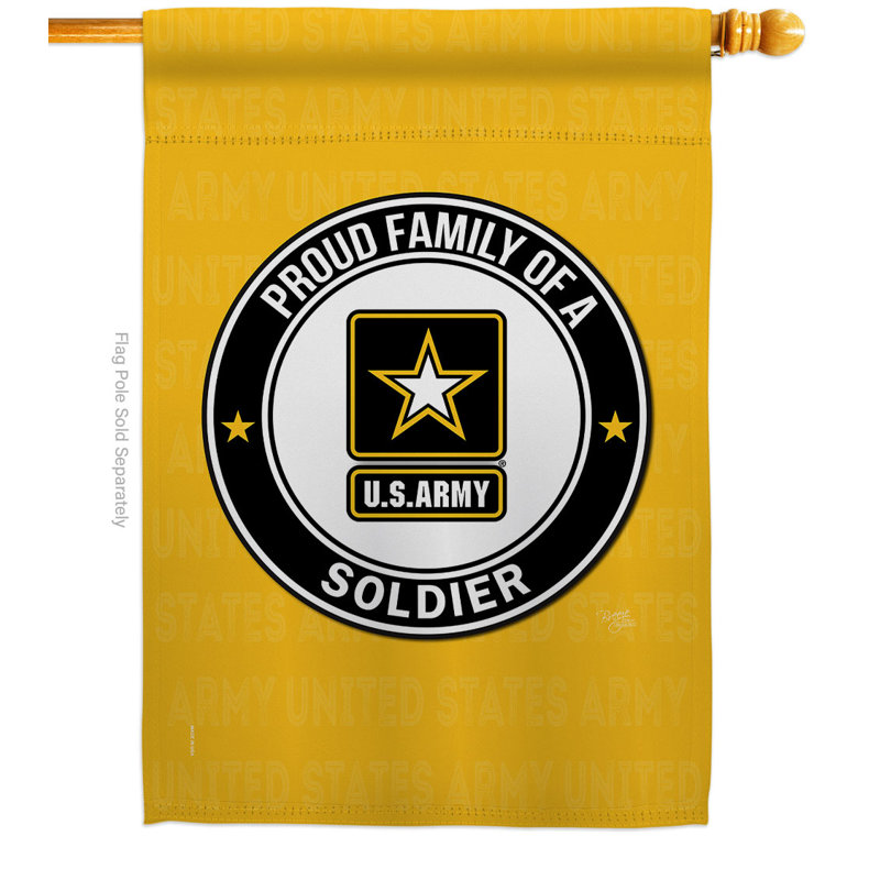 Drapeau de maison à 2 côtés en polyester / mélange de polyester 15,5 * 28, H 40 po x l 28 po