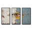 «Yellow and Grey Eye Expression», art mural œil-203147026-203147027