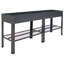 Ensemble de lit de jardin surélevé en acier galvanisé Pinero - 2 - gris foncé-790843798-800155697