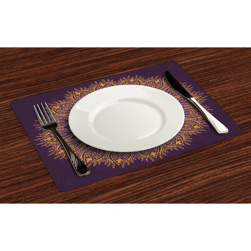OKean Mandala Folkloric Pattern Placemat