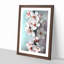 White Blossoms - Picture Frame Painting Print-56738670-56738674