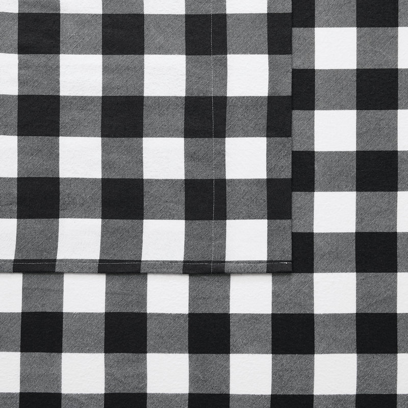Truly Soft Buffalo Check King Flannel Sheet Set, Twin Sheet Set with 1 Pillowcase