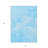 3' X 5' Blue Abstract Washable Non Skid Indoor Outdoor Area Rug