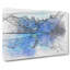 Moraine Lake in Banff Canada in Abstract - Wrapped Canvas Drawing - Wrapped Canvas-55310748