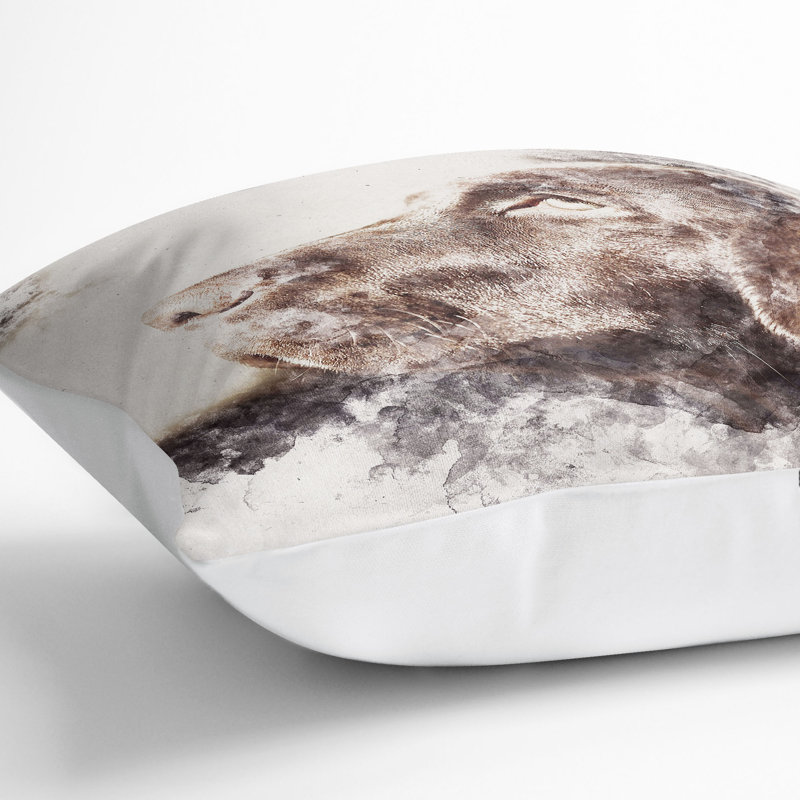 Square Cushion, 55cm H x 55cm W x 20cm D, White