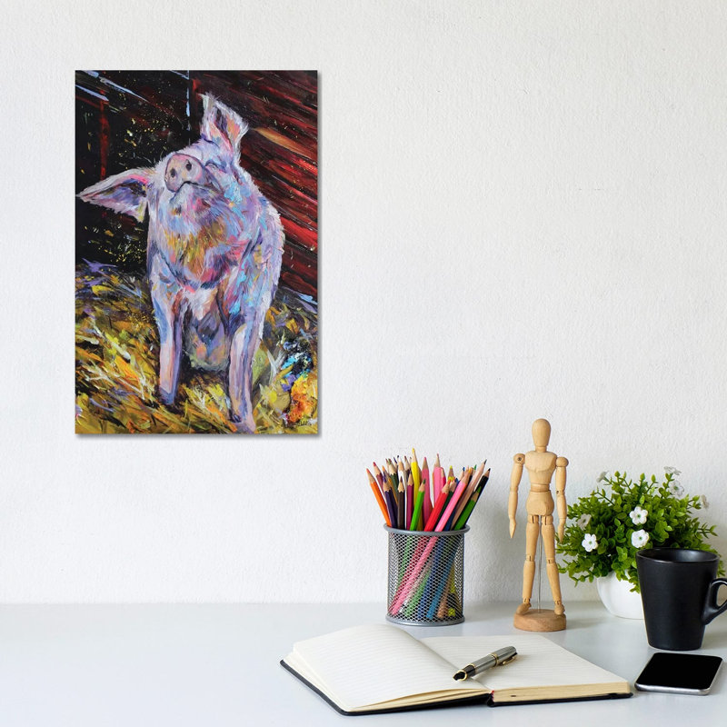 Hay Day by Lindsey Dahl - Wrapped Canvas Print, 30.48cm H x 20.32cm W