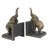 Triumphant Elephants Bookends Set
