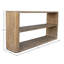 Console Ryun en pin récupéré, naturel antique