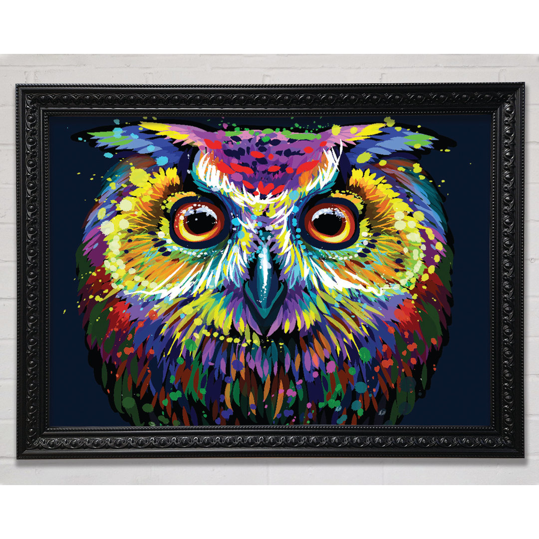 Leinwandbild The Vivid Owl