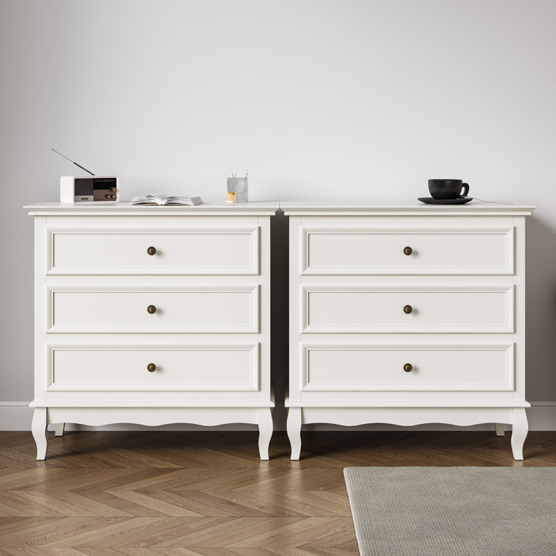 Fysher 3 - Drawer Dresser Set Of 2