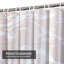 Rideau de douche Rose Marble White Art abstrait avec 12 crochets-809830906