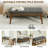 43.3'' W Tufted Faux Leather Upholstered Bench with Solid Wood Legs-1126523618