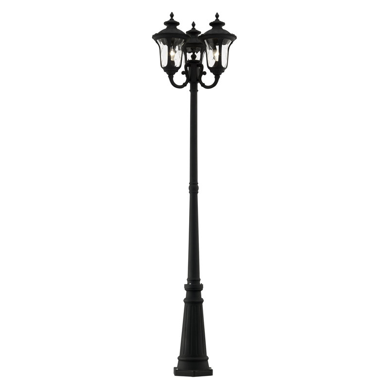 Allal Lamp Post (Full), Textured Black