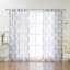 Paire de rideaux transparents avec passe-tringle Yareli-33309599