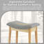 Tabouret d'appoint en bois massif avec revêtement en tissu Sowers-1215417422-1215417423