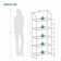 5-Tier Bookcase Bookshelf,Gold Finish Arched Glass Bookcase