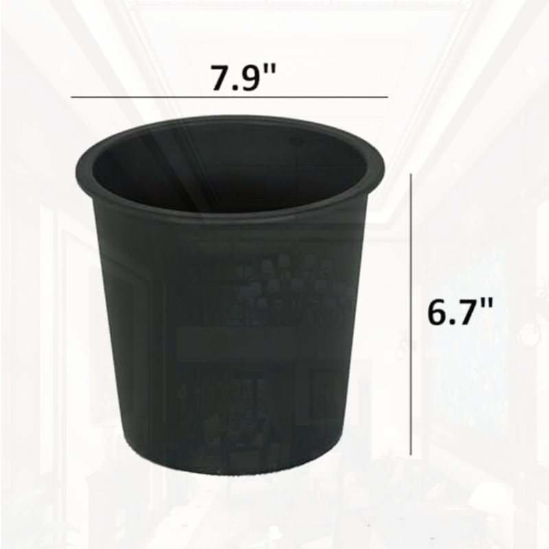 Paquet de 5 pots de fleurs pour chambre de bébé 7,9 po, H 6,7 po x l 7,9 po x P 7,9 po