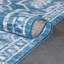 Tapis bleu clair à médaillon bohémien Dazzle-42025914