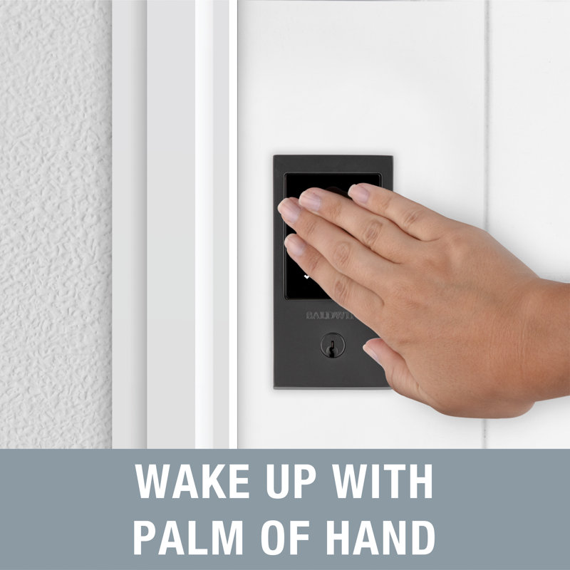 Single Cylinder Electronic Deadbolt, Satin Black