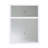 12 Inch Small Wall Mounted Storage Shelves, Suitable For Small Bathroom, Glossy White