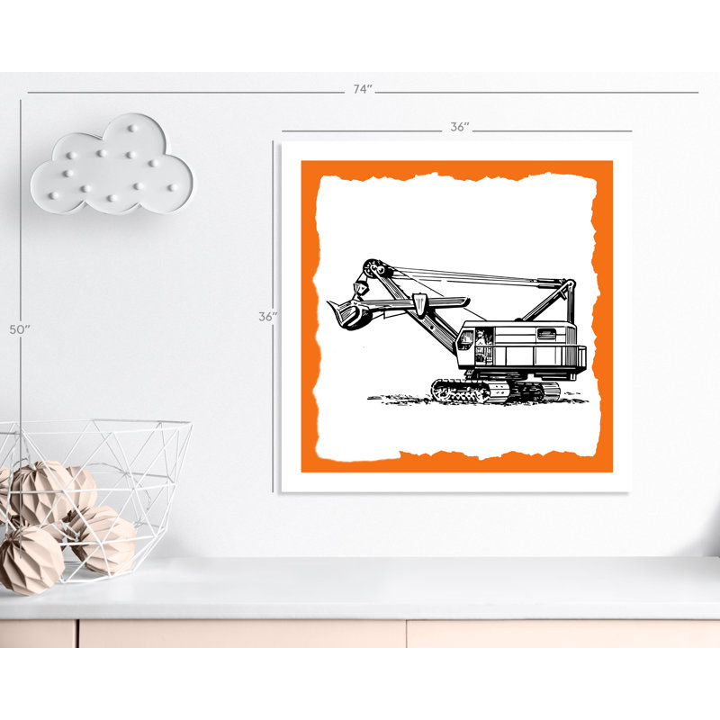 Avertissement 3 enfants, impression sur papier, H 36 po x l 36 po x P 1 po, Papier