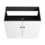 Meuble-lavabo autoportant 36 po et 2 portes d'armoire à fermeture en douceur, à l'exception du lavabo