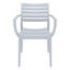 Chaise de salle à manger empilable pour patio Melissus-797481241