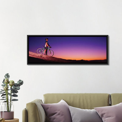 " Mountain Biker Slickrock Trail Moab UT " by Panoramic Images