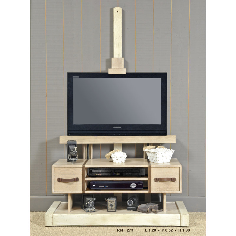 Media Console, Brown/Cream