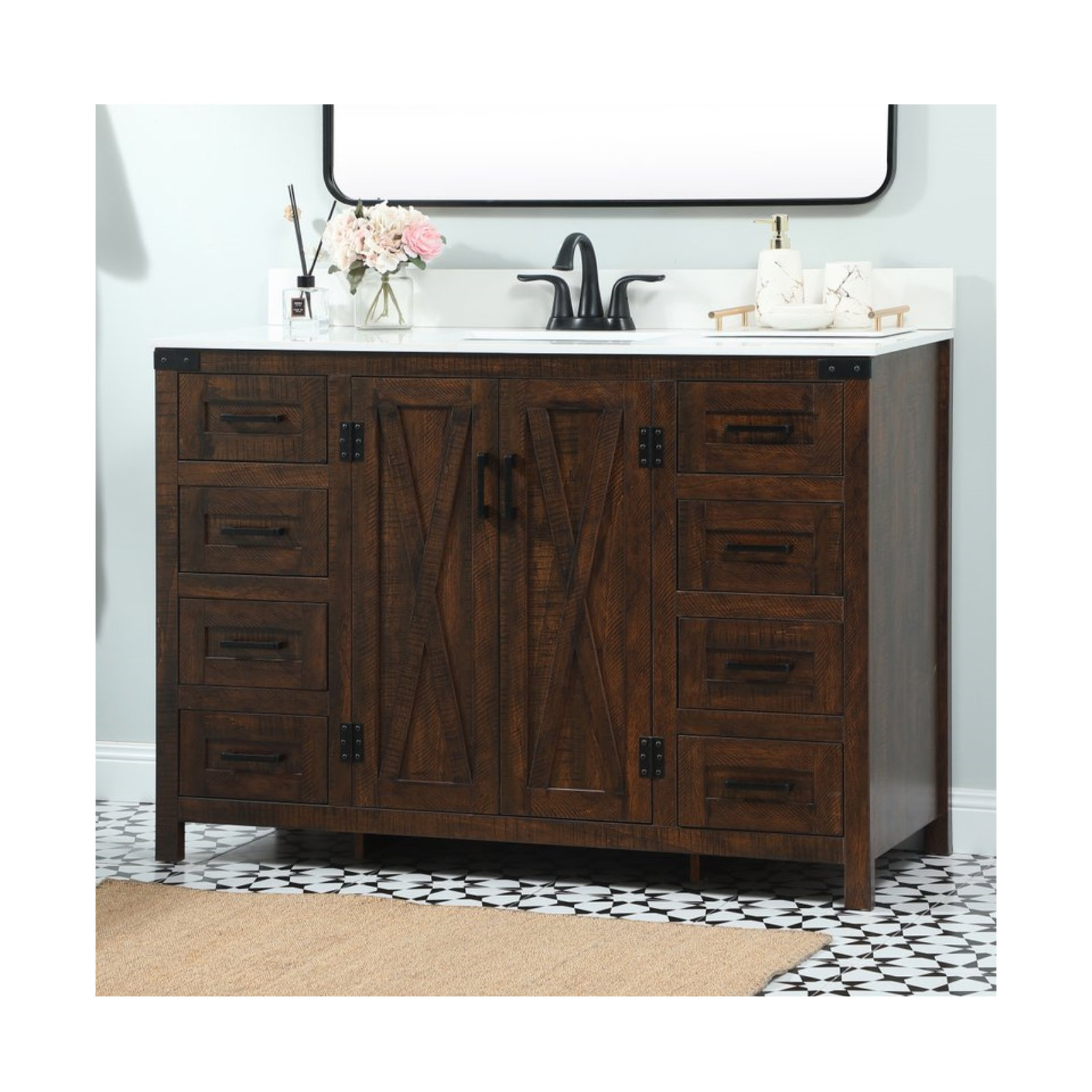 Slayton 48'' Single Bathroom Vanity, Expresso