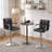 Brychan Swivel Upholstered Adjustable Height Counter Stool with Metal Frame-354171101