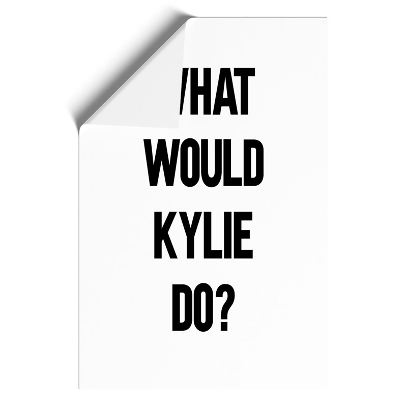 Kylie - Frameless Print, 84cm H x 59cm W x 0.1cm D