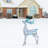48" Pre-Lit Iridescent Reindeer