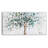 " Whispering Leaves: Elegant Tree Canvas Wall Art Print "-1984172904