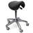 Adjustable Height Ergonomic Lab Stool Saddle Stool with Heavy-duty Wheels