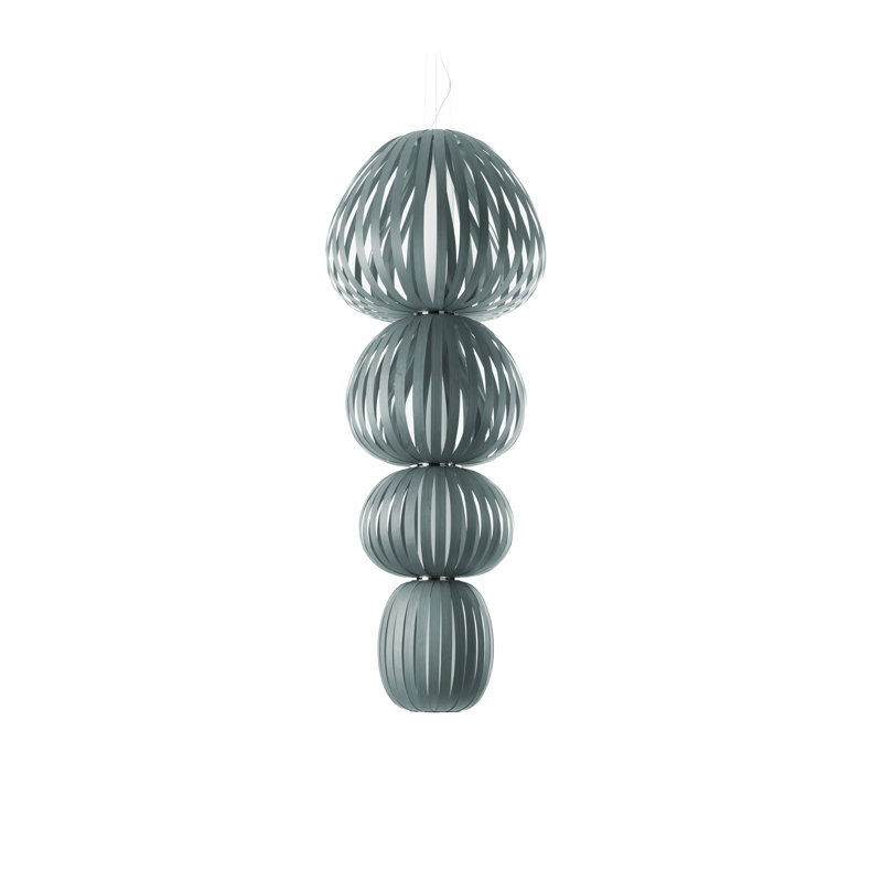 Totem 1 - Light LED Pendant, Ivory White, 2700K LED, 61" H x 28.7" W x 28.7" D