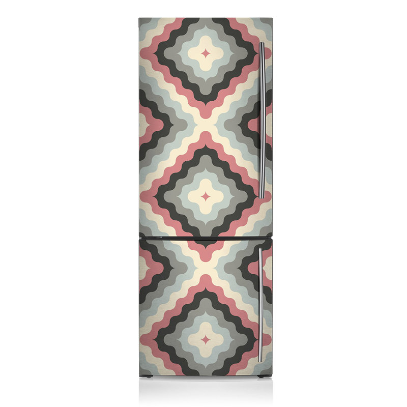 Abstract Non-Wall Damaging Door Decal