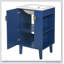 Meuble-lavabo de 20 po de style français avec lavabo en céramique, porte à fermeture douce et poignées en demi-lune élégantes pour un rangement élégant-1637447152