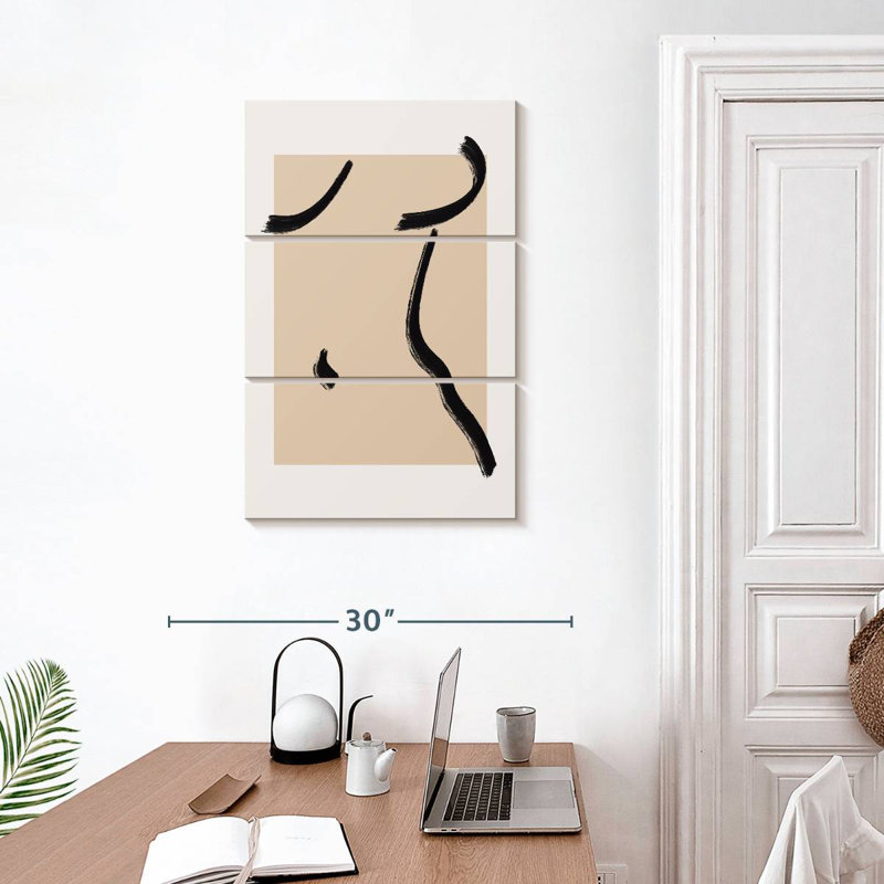 Avery Minimal Nude Line I, H 32 po x l 20 po