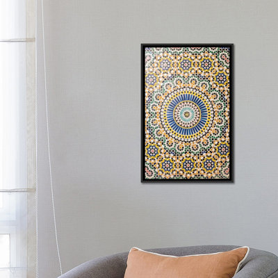 «Zellij, Telouet (Kasbah de la famille El Glawa), Maroc», impression sur toile