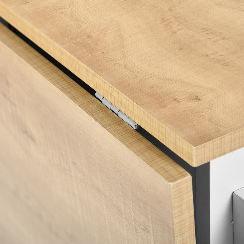 Îlot de cuisine sur roulettes de 56,6 po de largeur avec abattants, armoires et tiroirs de rangement, grand chariot à roulettes avec poignée pour porte-serviettes ou mobilité libre, îlots portatifs pour la cuisine, la salle à manger, le bar
