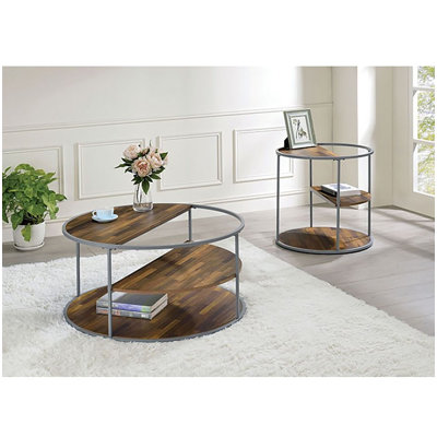 Ensemble de tables basses 2 pièces Amelianna