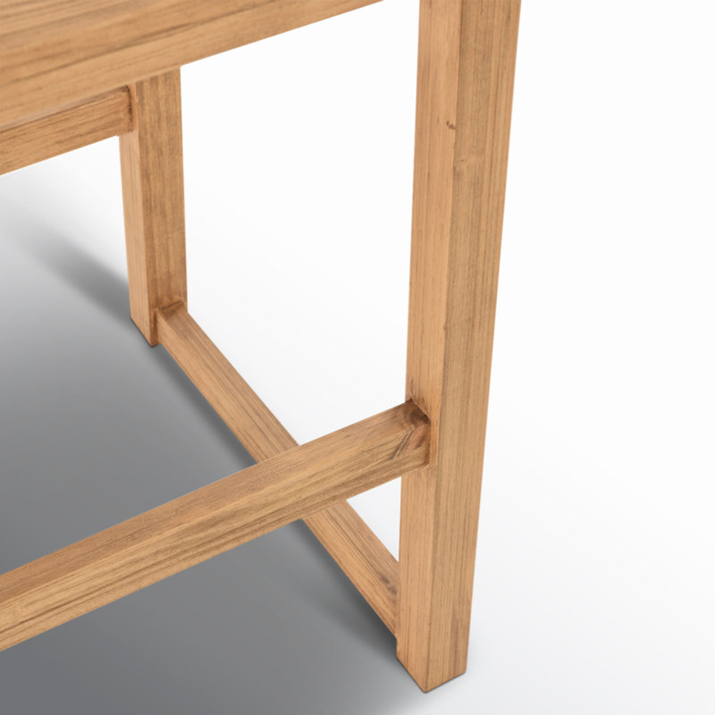 Cabrini Bar & Counter Stool, Counter Stool (24" Seat Height), Natural Brown