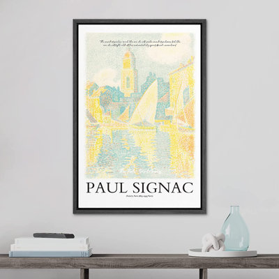 "Pastel Saint Tropez Nature Wilderness" par Paul Signac - impression sur toile